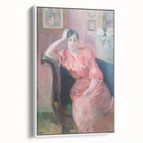 Vintage poster art featuring a large, colorful abstract design on a black background.