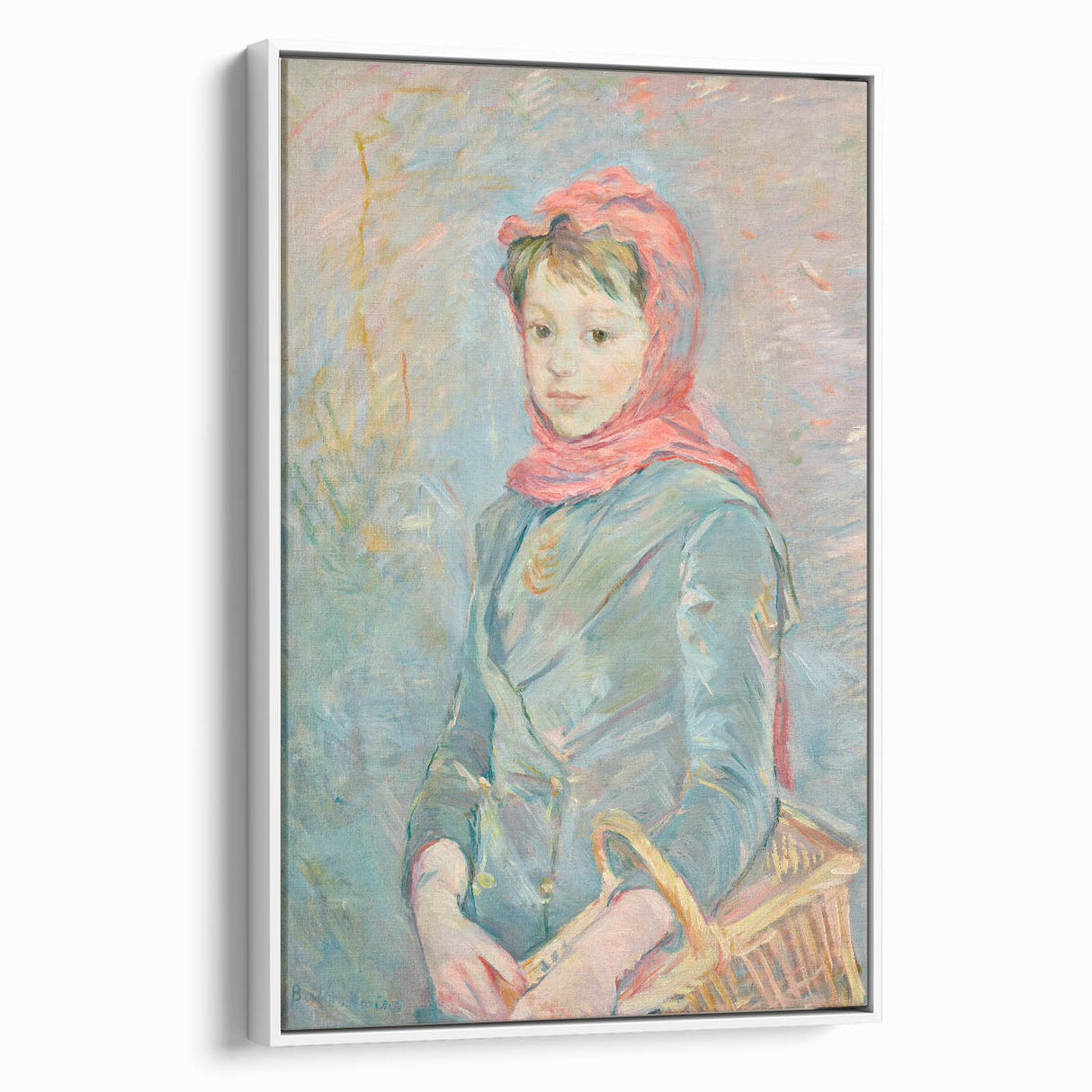 Vintage poster art of a colorful abstract design on black background, printed on extra large canvas.