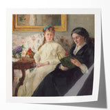 Extra large canvas print of vibrant floral art, ideal for dining room wall decor.