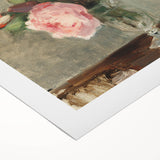 Art deco poster featuring a stylized geometric pattern in black and gold on canvas, suitable for dining room walls.