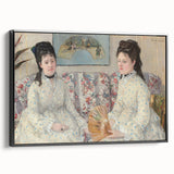 Black and white vintage poster art of a landscape painting on canvas, suitable for bedroom wall decor.