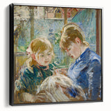 Black and white vintage poster art of a mountain landscape on canvas, ideal for bedroom wall decor.