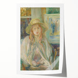 Extra large canvas print of delicate floral art in soft pastel shades, ideal for dining room or bathroom wall decor.