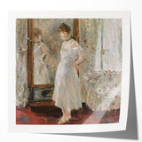 Extra large canvas print of vibrant floral art, ideal for art wall dining room or bathroom decor.