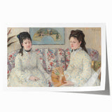 Extra large canvas print of vibrant floral art in pink and green, ideal for dining room or bathroom wall decor.