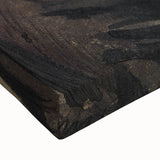 Black and white landscape art painting on canvas, depicting a serene mountain scene, ideal for bedroom wall art.