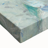 Large art depicting a serene landscape in black and white tones on canvas, suitable for bedroom wall decor.