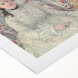 Art deco poster featuring a geometric pattern in gold and black, ideal for dining room or bathroom wall art.