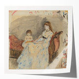 Extra large canvas with a floral art design in soft pastel shades, suitable for dining room or bathroom wall decor.