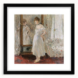 Extra large abstract art print featuring vibrant, textured swirls of multiple colors on canvas.