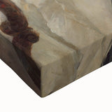 Large art featuring a black and white landscape painting on canvas, ideal for bedroom wall decor.