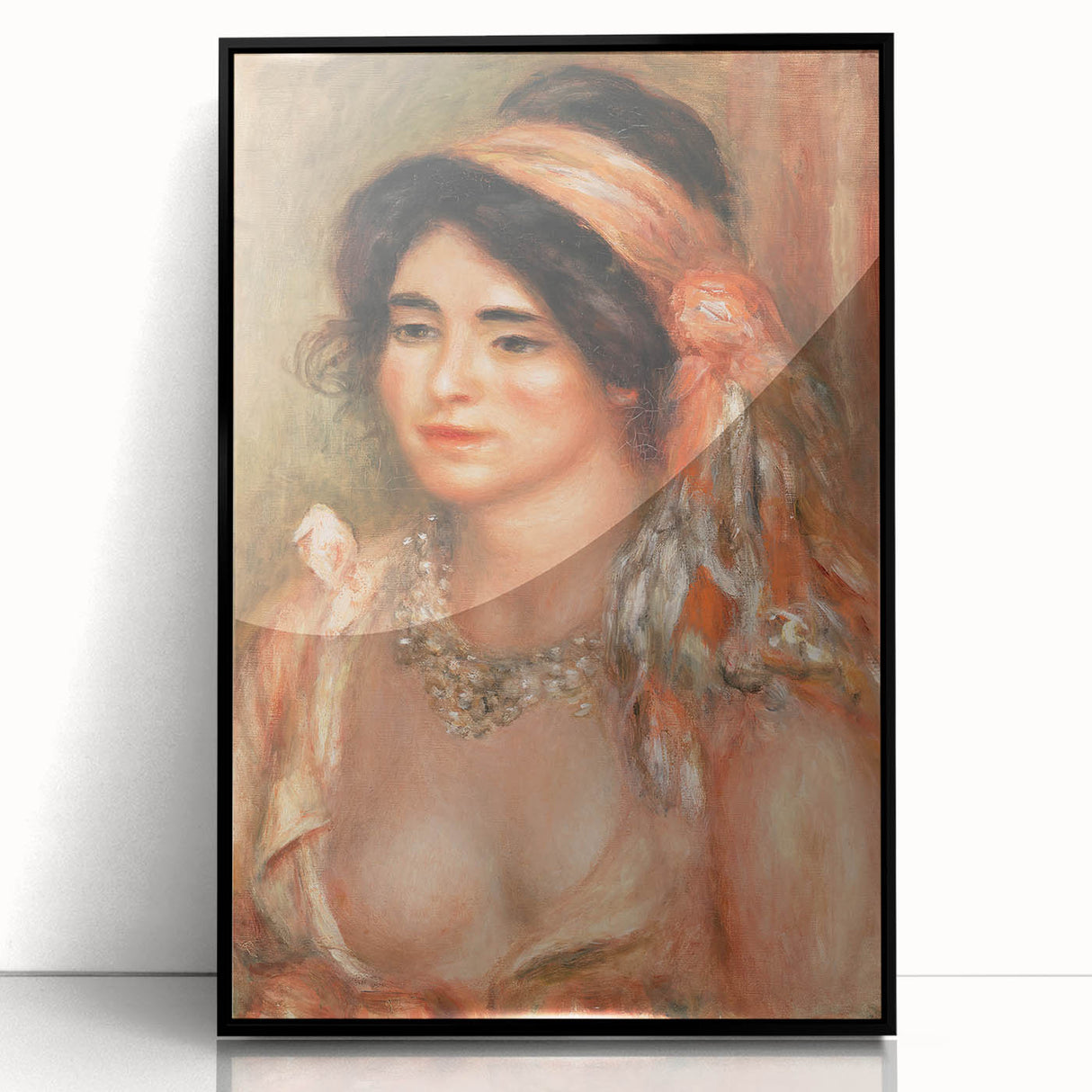 Large abstract wall art in muted earth tones on canvas, ideal for modern living room decor.