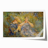 Extra large canvas print featuring a floral design in pastel shades, ideal for dining room or bathroom wall art.