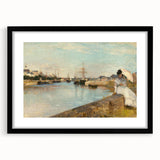 Extra large abstract art print on canvas featuring a colorful, textured pattern, ideal for living room decor.