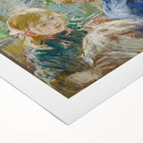 Art deco poster featuring a geometric pattern in muted gold and navy, ideal for dining room wall decor.