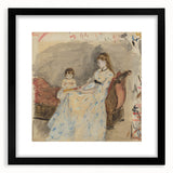 Abstract art print featuring a vivid array of colors and textures on extra large canvas, suitable for living room decor.