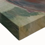 Large black and white landscape art painting on canvas, depicting a serene river scene, suitable for bedroom wall art.