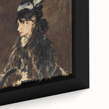 Extra large black wall art featuring colorful, textured abstract patterns, ideal for living room decor.