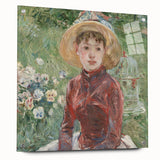 Large abstract wall art featuring swirling blue and gray tones on canvas, ideal for modern bedroom or dining room decor.