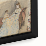 Extra large black wall art featuring colorful, textured abstract design on canvas, ideal for living room decor.