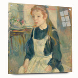 Large abstract wall art on canvas featuring swirling blue and gray tones, ideal for bedroom or dining room decor.