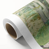 Art deco poster featuring a geometric pattern in pastel shades on canvas, suitable for nursery wall art or dining room decor.