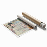 Extra large floral art on canvas, featuring soft pastel shades, ideal for classy bathroom or large living room decor.