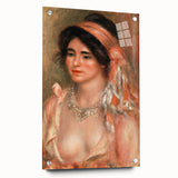 Large abstract wall art on canvas featuring swirling blue and gray tones, suitable for bedroom or dining room decor.