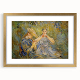 Extra large abstract art print on canvas featuring dynamic textured strokes in earthy and blue tones.