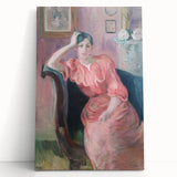 Large black and white abstract canvas print, ideal for kitchen wall art or bedroom ambiance.