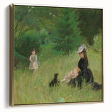 Vintage poster art of a serene landscape in black and white, printed on canvas, suitable for bedroom decor.