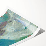 Extra large wall art featuring line art flowers in black on a white canvas, suitable for large living room decor.