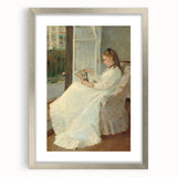 Textured abstract art print in muted earth tones on canvas, suitable for bedroom ambiance.