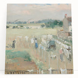 Large black and white abstract canvas print, ideal for kitchen wall art or bedroom ambiance.