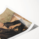 Extra large wall art featuring line art flowers in black on a white canvas, suitable for large living room decor.