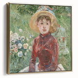 Vintage poster art of a serene landscape in muted earth tones, printed on framed canvas, suitable for bedroom decor.