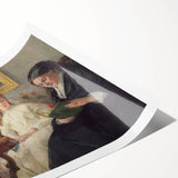 Extra large wall art featuring line art flowers in black on white canvas, ideal for large living room wall decor.