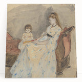 Large black and white abstract canvas art, ideal for kitchen wall art or bedroom ambiance.