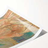 Extra large wall art featuring line art flowers in black and white, ideal for large living room wall decor.