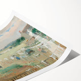 Extra large wall art depicting line art flowers in black on white canvas, ideal for large living room decor.