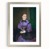 Textured abstract art print in muted gray and blue tones on canvas, suitable for modern bedroom decor.