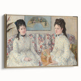 Landscape painting of serene mountains in muted gray and black tones on canvas, suitable for bedroom wall decor.