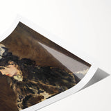 Extra large wall art featuring line art flowers in black on white canvas, ideal for large living room decor.