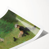 Extra large wall art featuring line art flowers in black on white canvas, suitable for large living room spaces.