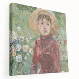 Large abstract canvas with swirling blue and green tones, ideal for kitchen wall art.