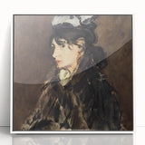 Art deco poster featuring a geometric pattern in pastel shades, ideal for nursery wall art.