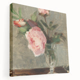 Large abstract acrylic print in vivid orange and blue tones, suitable for kitchen wall art.