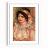 Abstract art print featuring swirling blue and gray tones on a rolled canvas, suitable for dining room or bedroom decor.