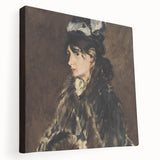 Large abstract canvas art with swirls of blue and gray, suitable for kitchen wall decor.