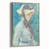 Landscape art painting depicting a colorful forest scene on a vintage poster, ideal for living room decor.